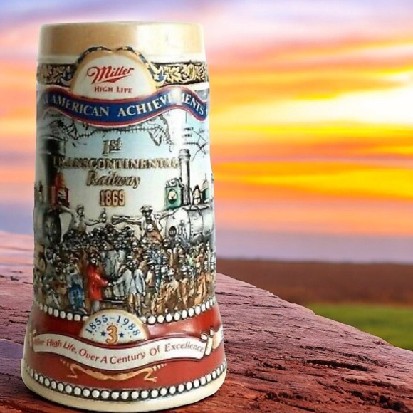 Miller High Life Stein, a tribute to Great American Achievements. - Picture 4 of 16